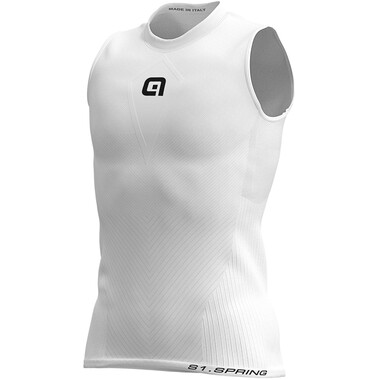 ALE CYCLING S1 SUMMER Sleeveless Base Layer White 2023 0